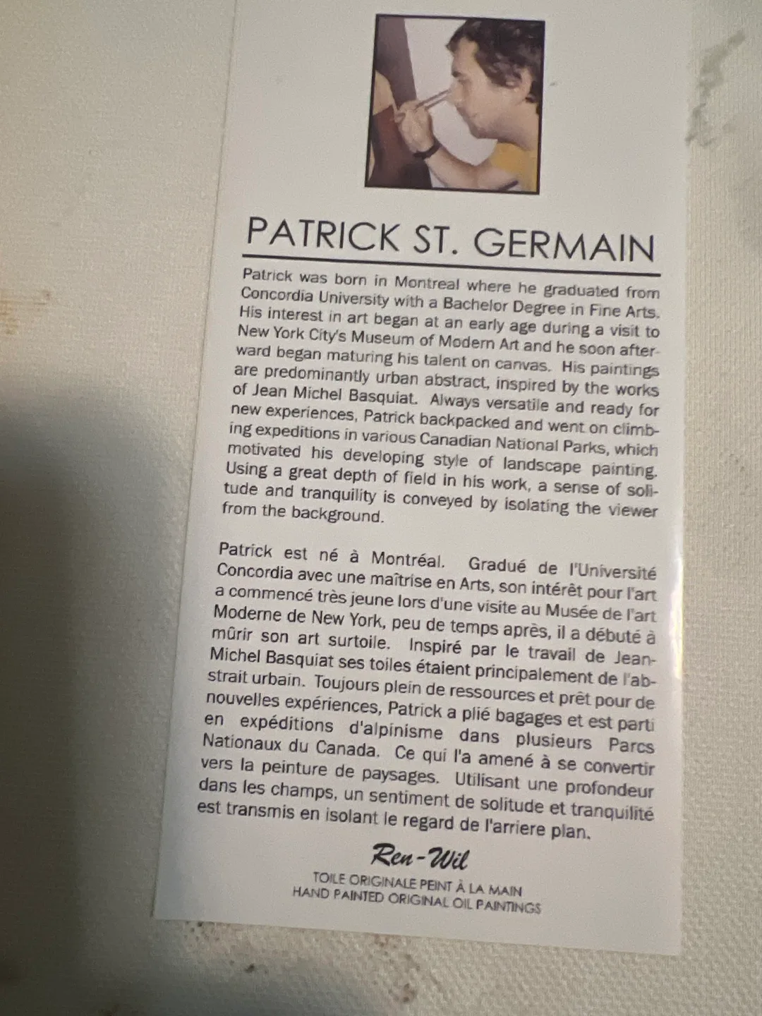 Patrick St. Germain Framed Oil Paintings image indicator(5)