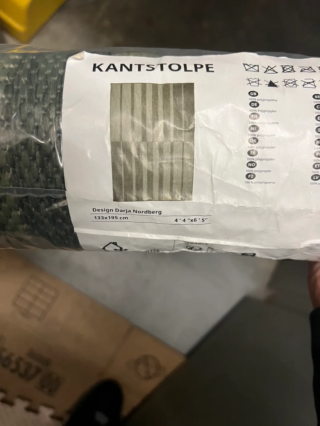 IKEA Kantstolpe Outdoor Rug 4'4"x6'5" image indicator(2)