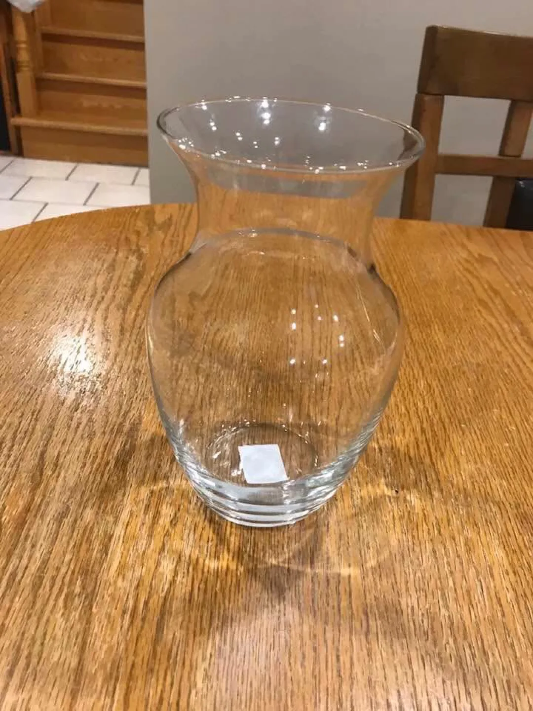 Clear Glass Vase thumbnail