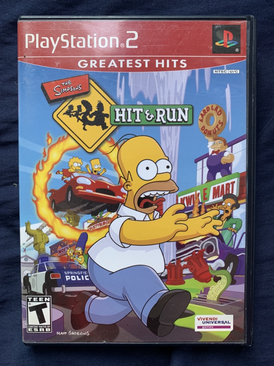 The Simpsons Hit & Run PS2 PlayStation Greatest Hits