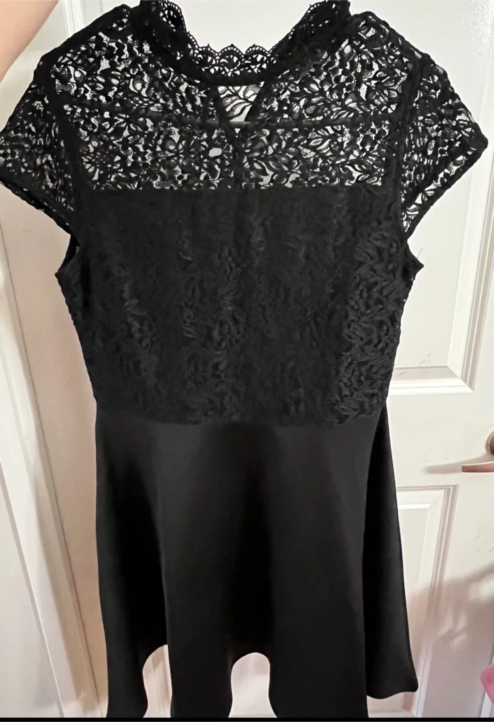 Black Lace Dress - Size Medium image indicator(3)