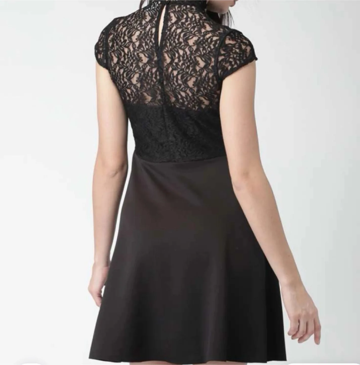 Black Lace Dress - Size Medium image indicator(2)
