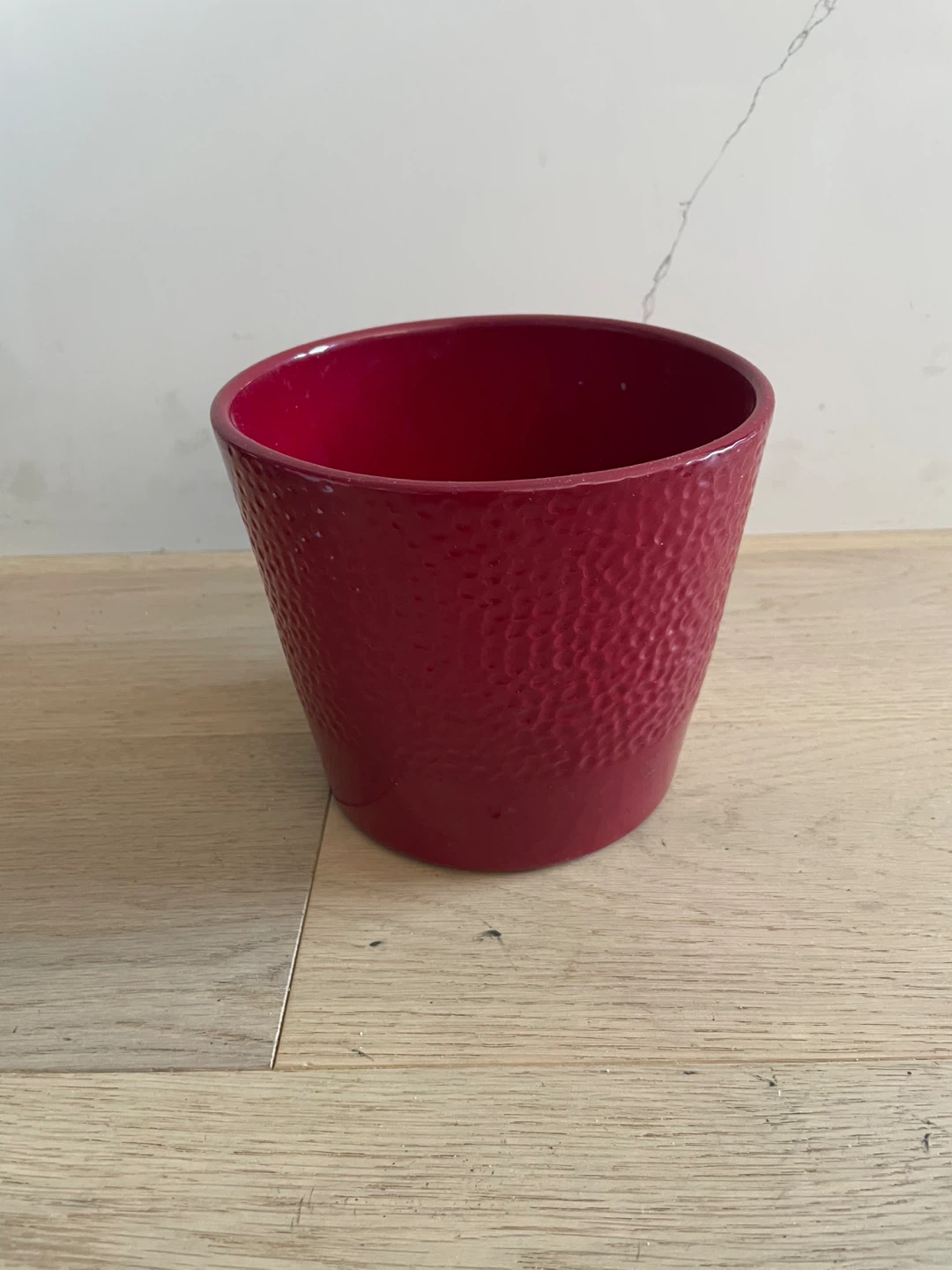 Red Decorative Flower Pot