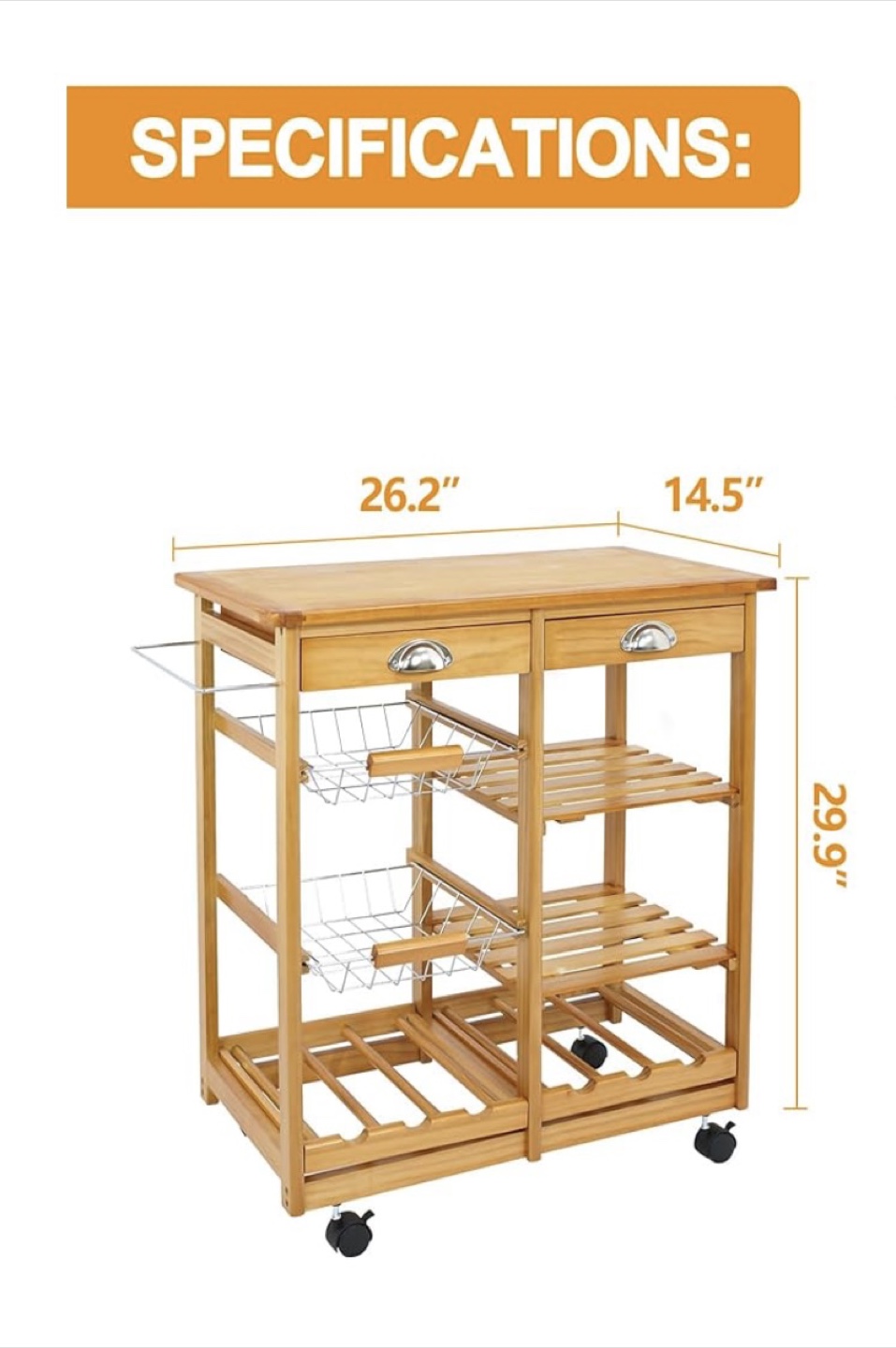 Kitchen Island Cart - photo 5