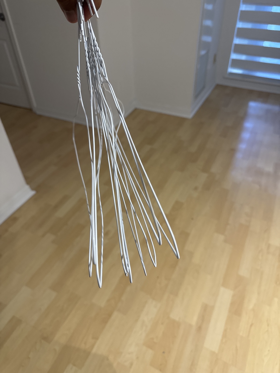Clothes Hangers - Metal, White - photo 2