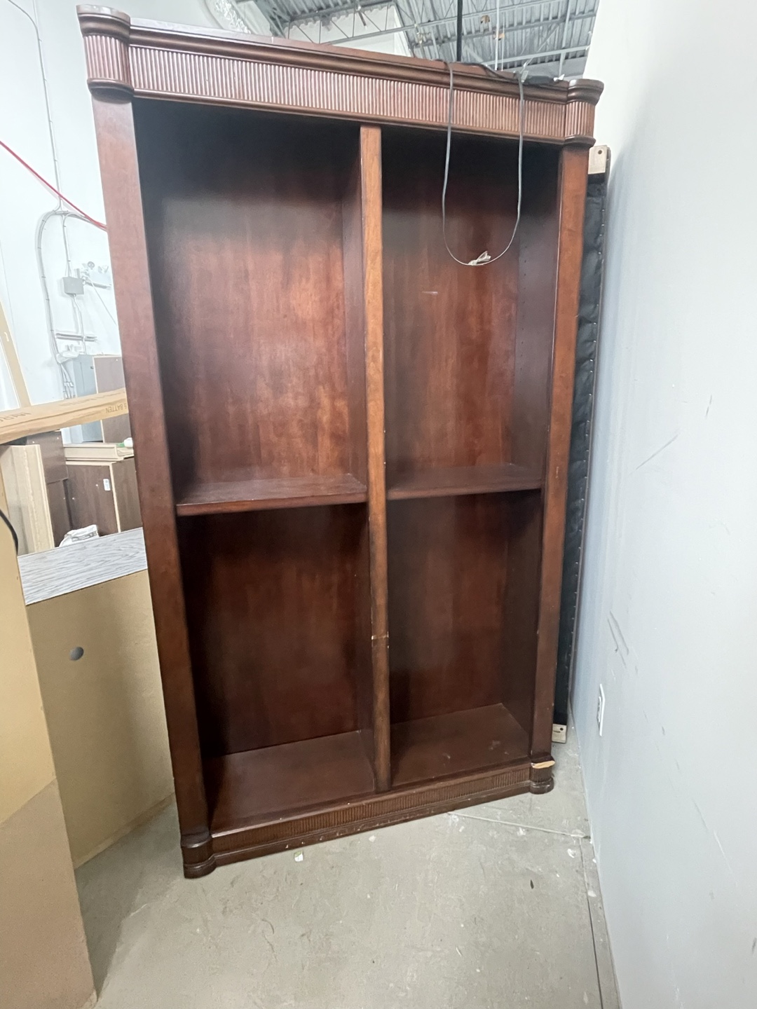Wooden Bookcase with lighting