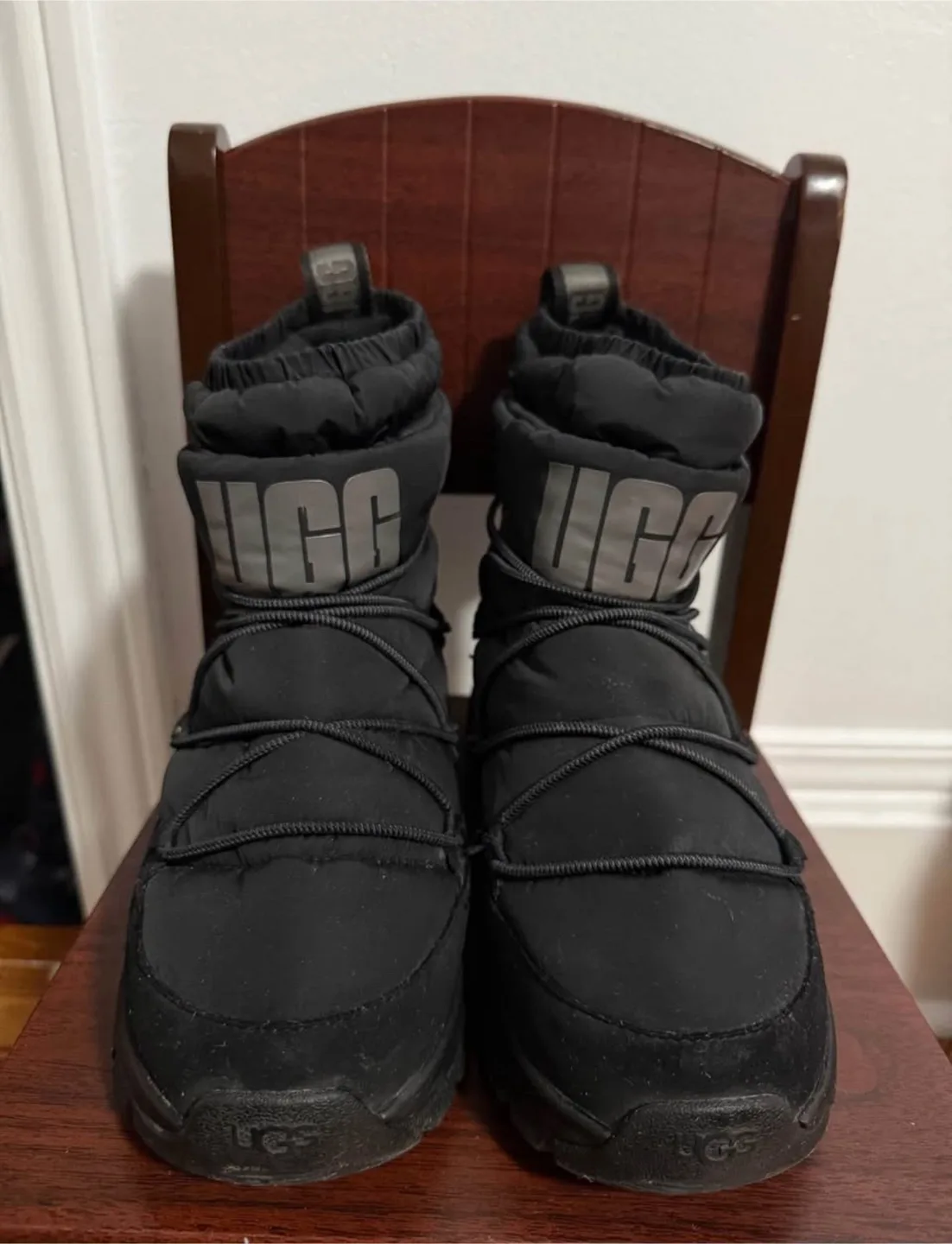 UGG Puffer Boots - Black thumbnail