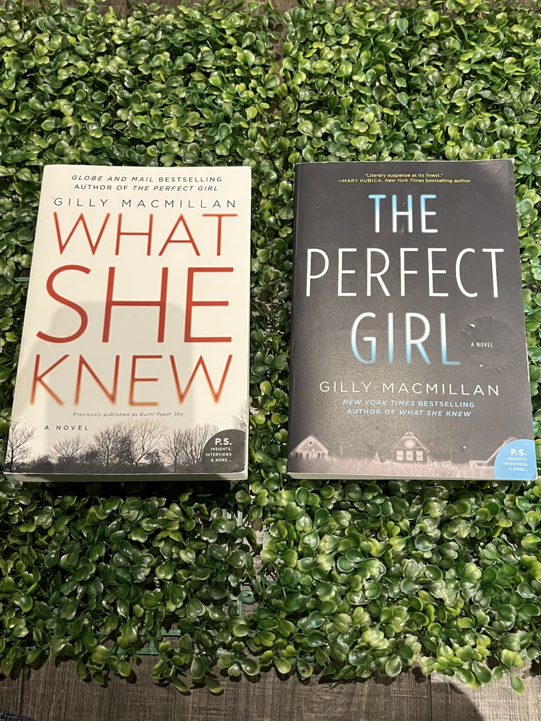 GILLY MACMILLAN BOOKS $6 EACH