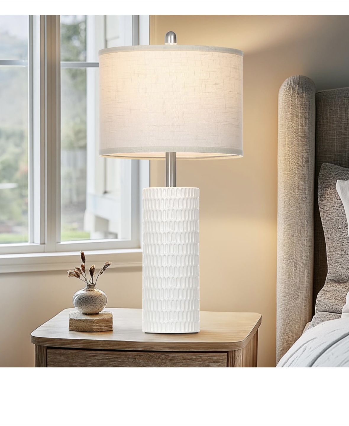 Modern Ceramic Table Lamp - 27" Height - photo 4