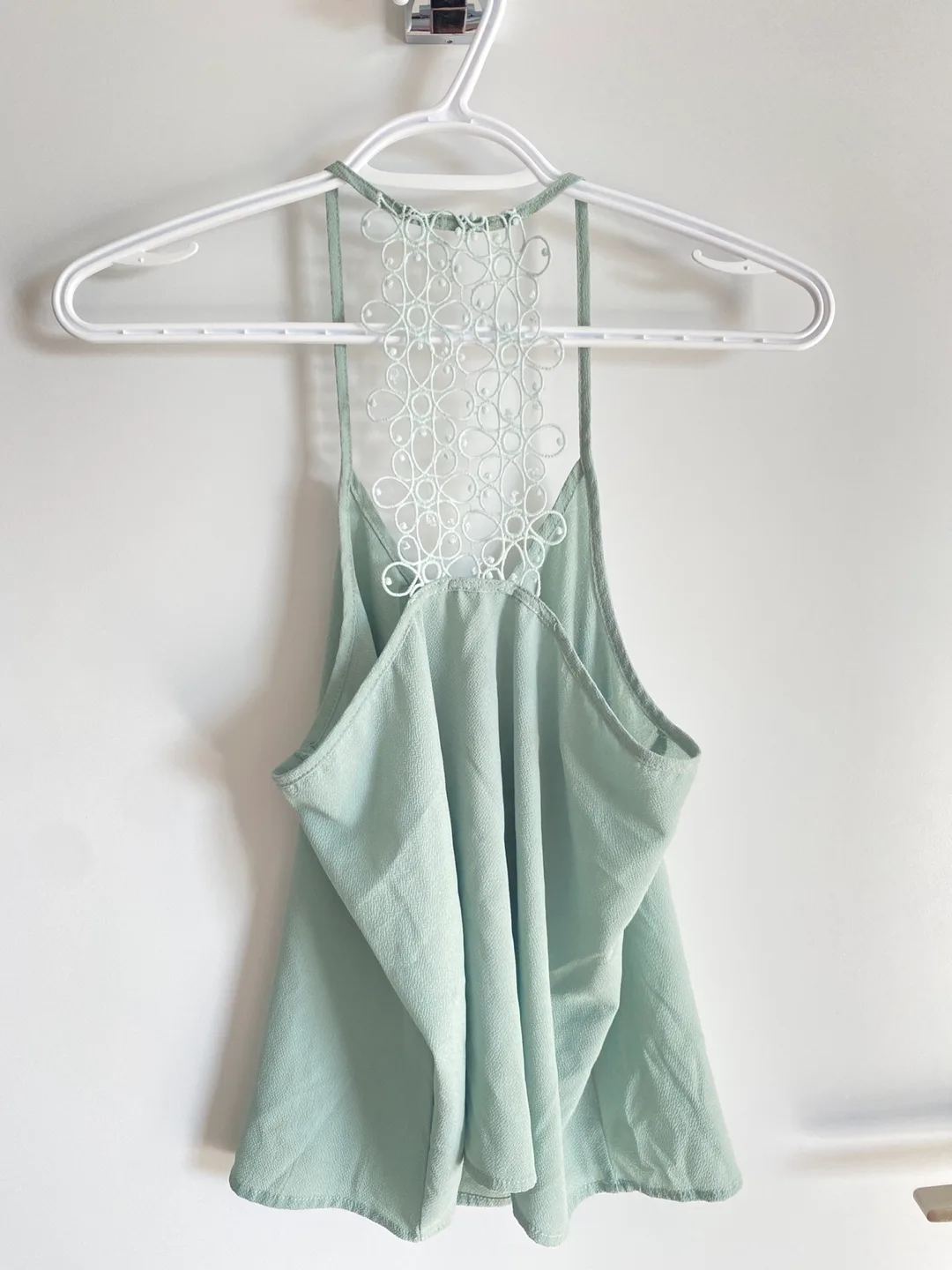 Mint green lace top image indicator(3)