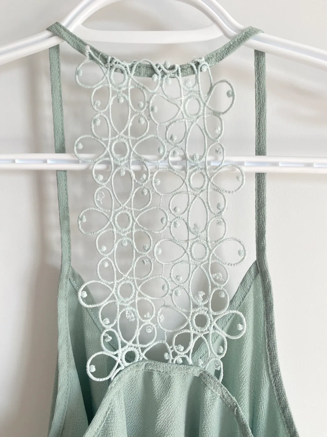 Mint green lace top image indicator(2)