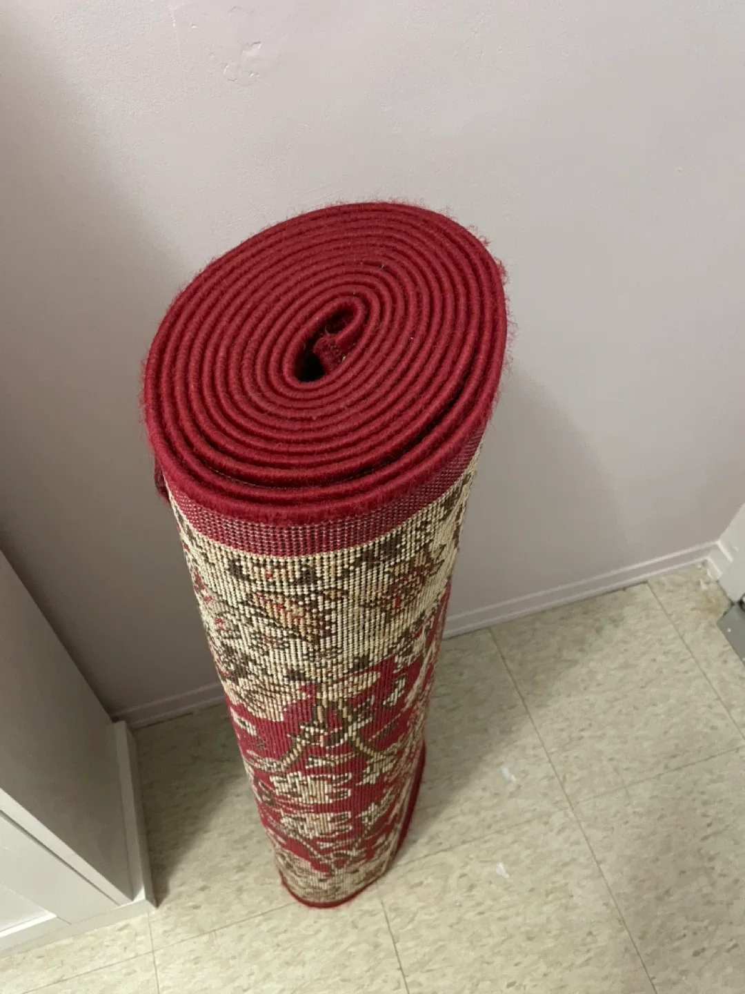 Unique Loom Kashan Burgundy 16 ft Runner Carpet image indicator(5)