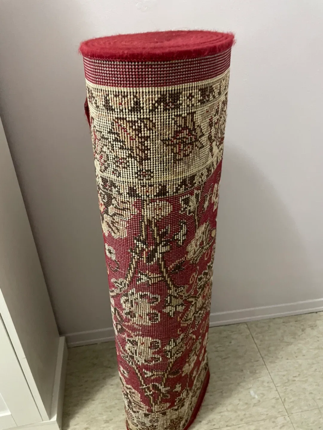 Unique Loom Kashan Burgundy 16 ft Runner Carpet image indicator(6)