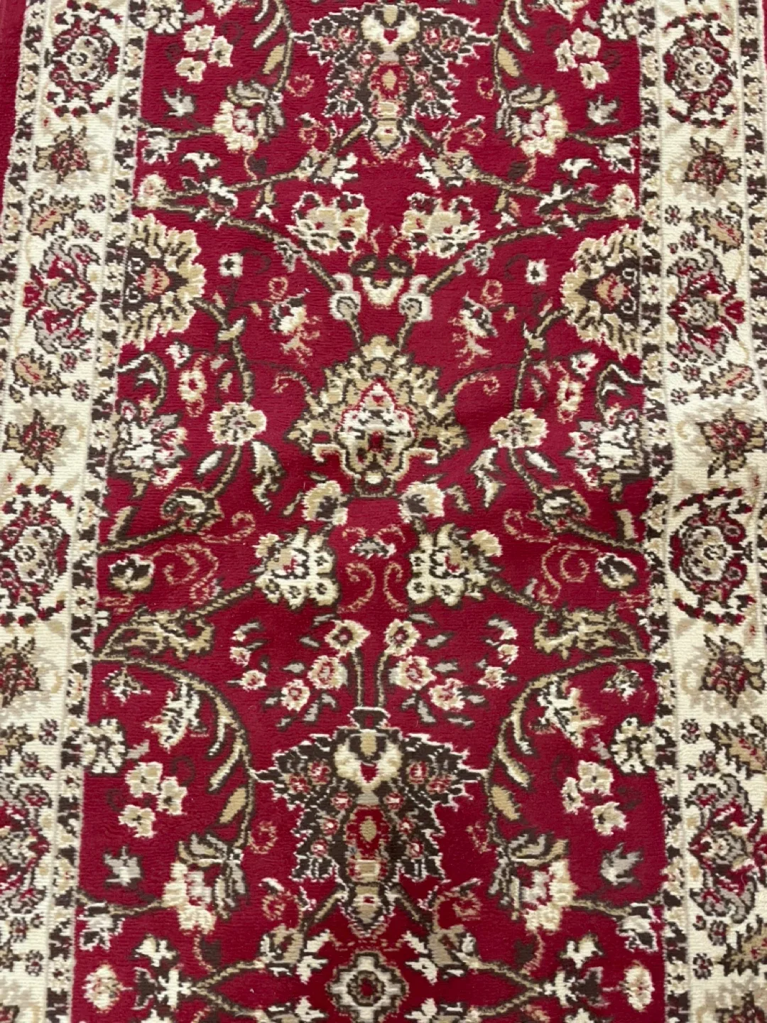 Unique Loom Kashan Burgundy 16 ft Runner Carpet image indicator(4)
