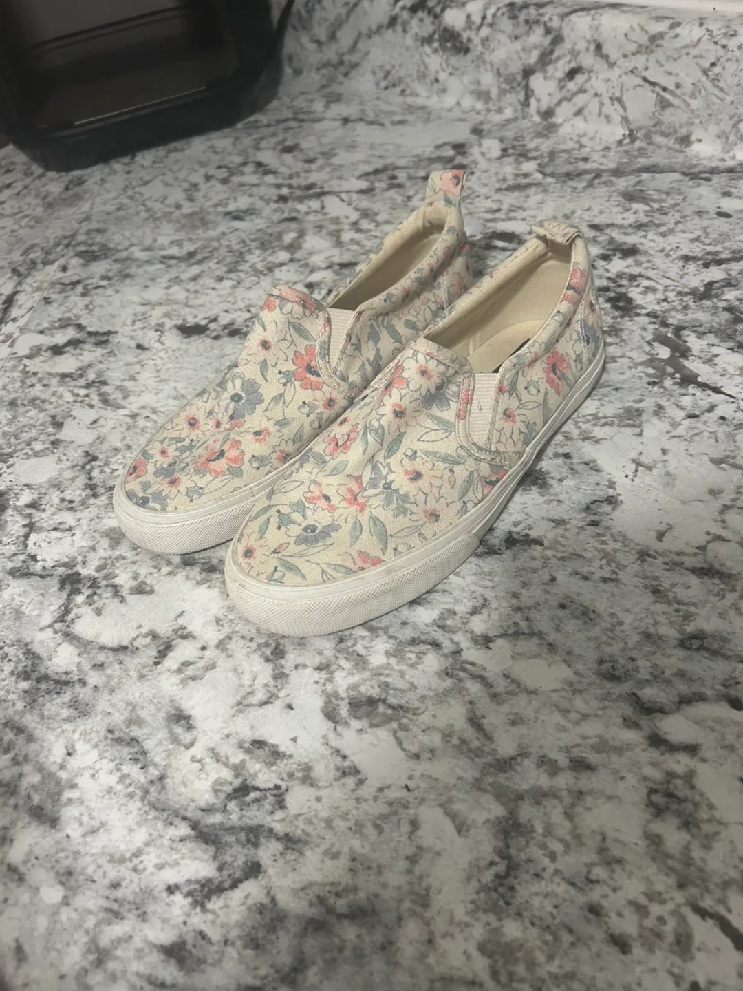 Girls Polo Ralph Lauren Floral Slip-On Shoes thumbnail