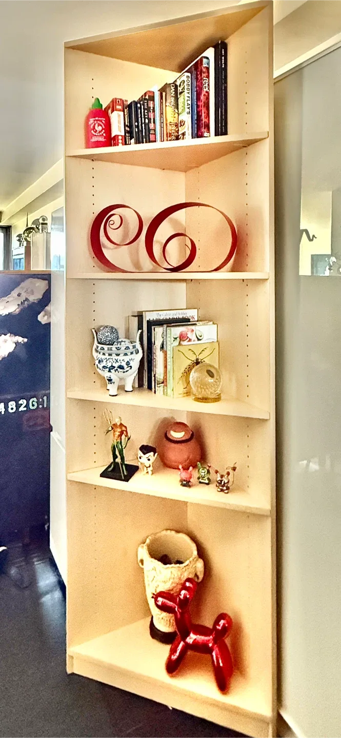 CORNER 5 Shelf Unit /Bookcase/Display image indicator(2)