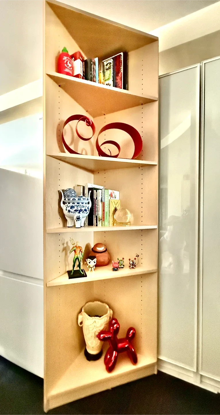 CORNER 5 Shelf Unit /Bookcase/Display image indicator(3)