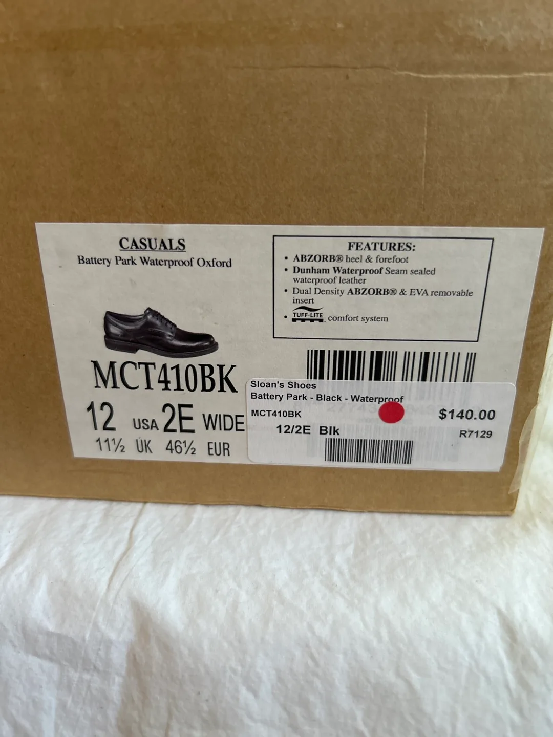 Dunham Waterproof Black Leather Dress Shoes image indicator(8)