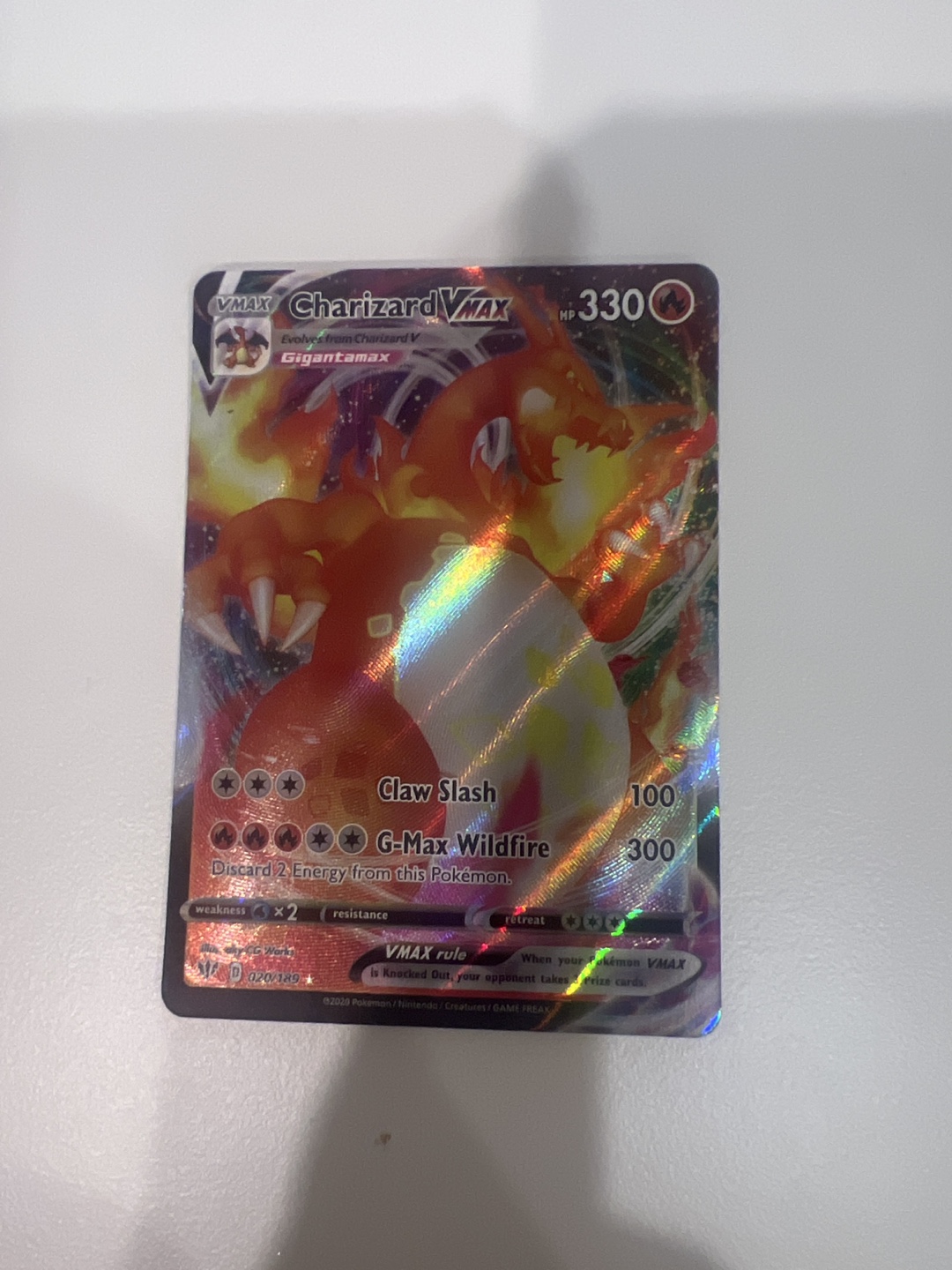 Charizard VMAX Gigantamax Pokemon Card - photo 2