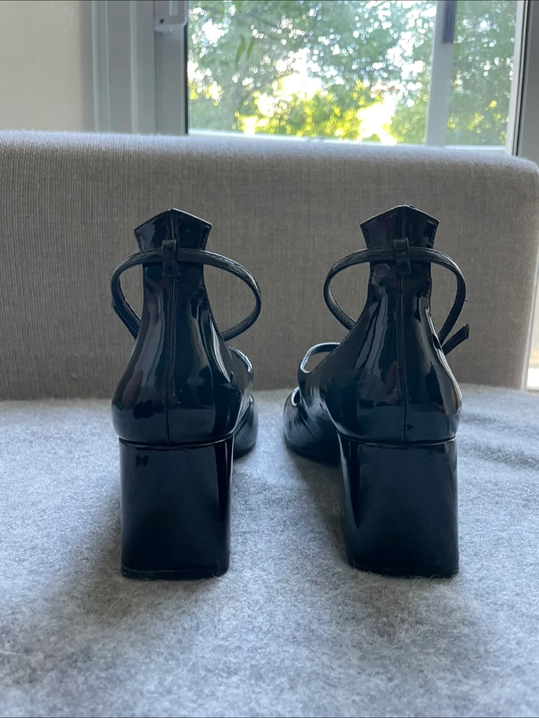 Mango Black Patent Heels - Size 38 image indicator(2)