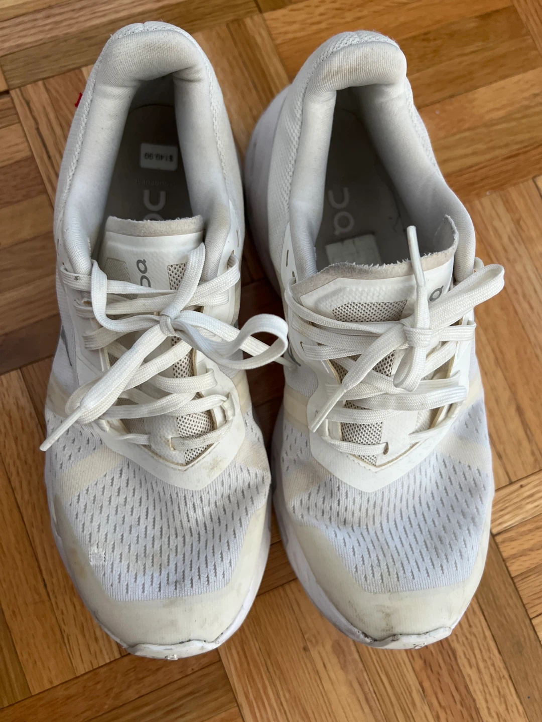 On Cloud White Running Shoes - US W8 / EU 39 - photo 5
