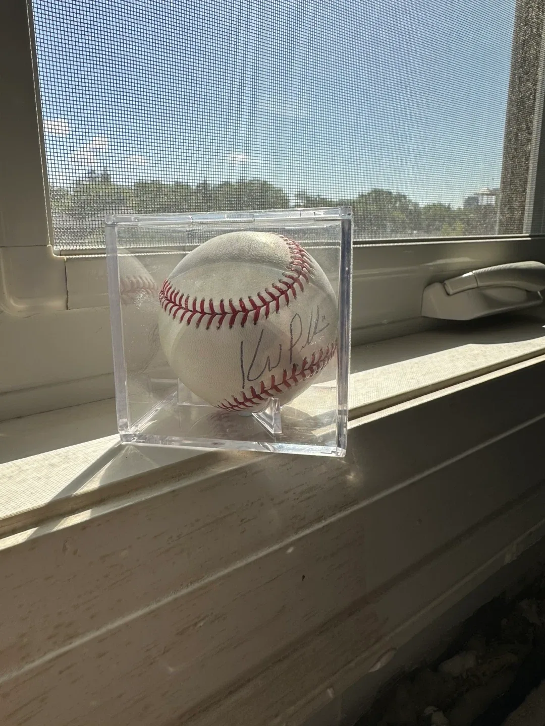 Kevin Pillar Autographed Baseball in Display Case thumbnail