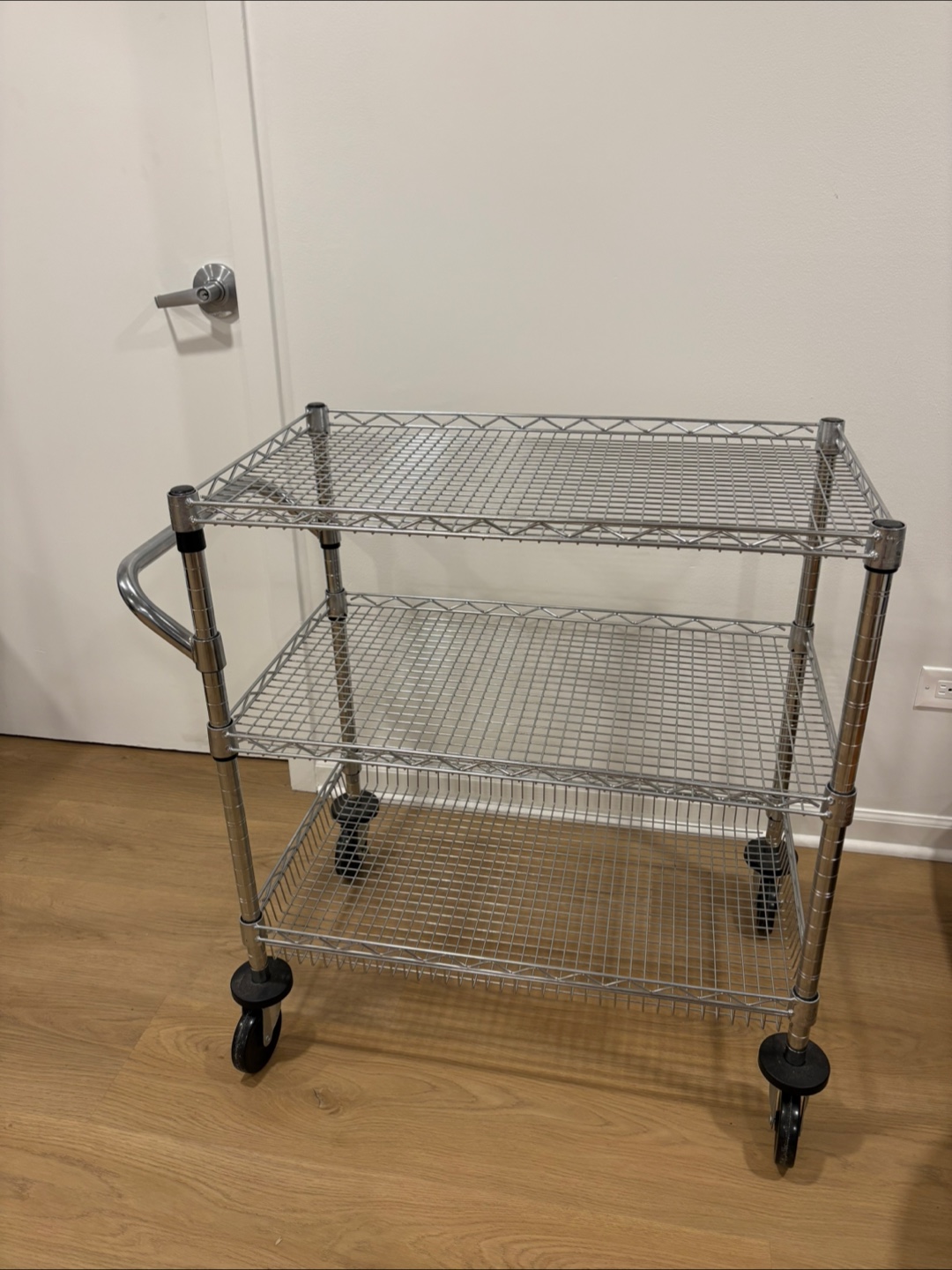 3-Tier Metal Wire Utility Cart