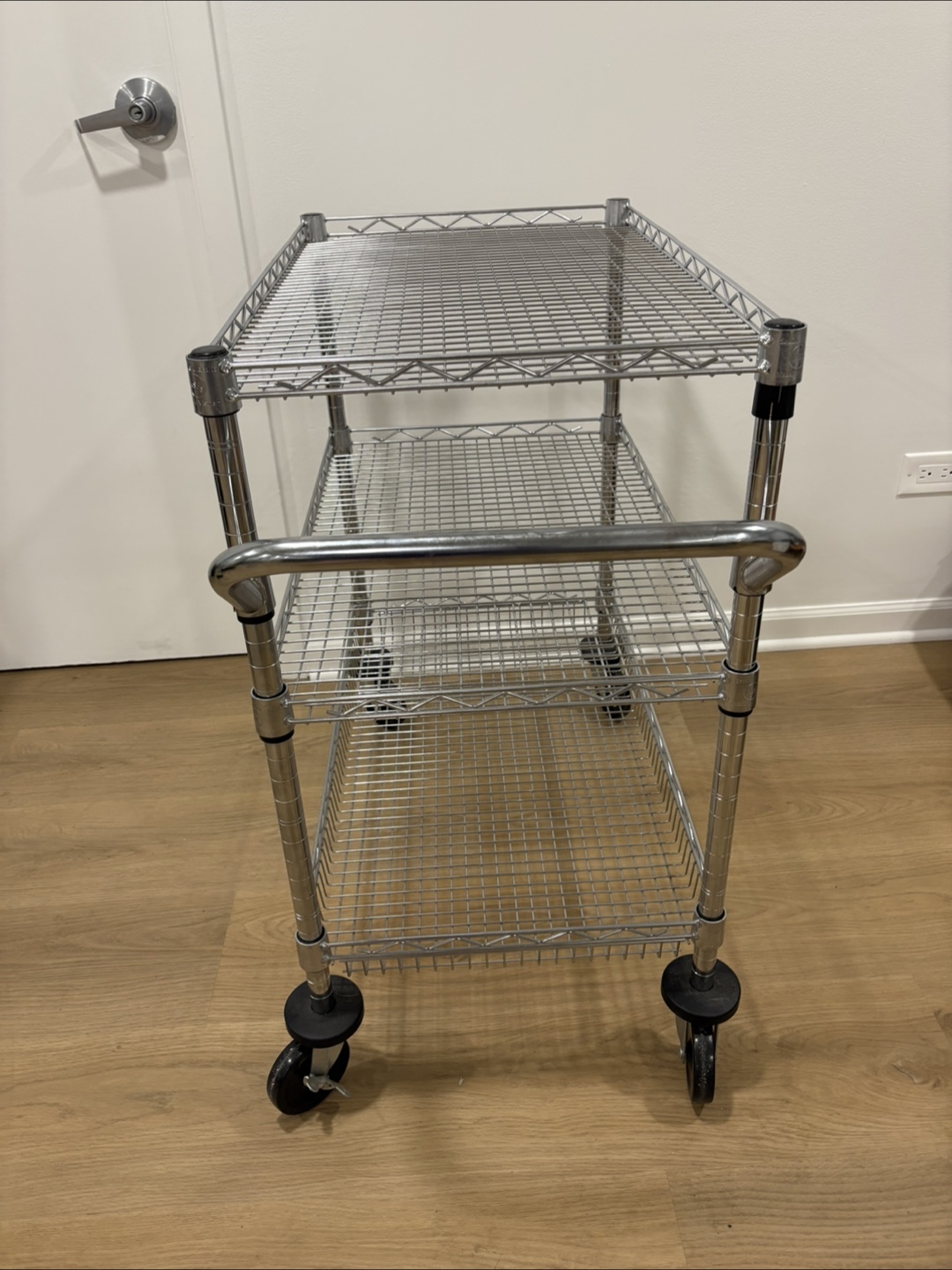3-Tier Metal Wire Utility Cart - photo 2