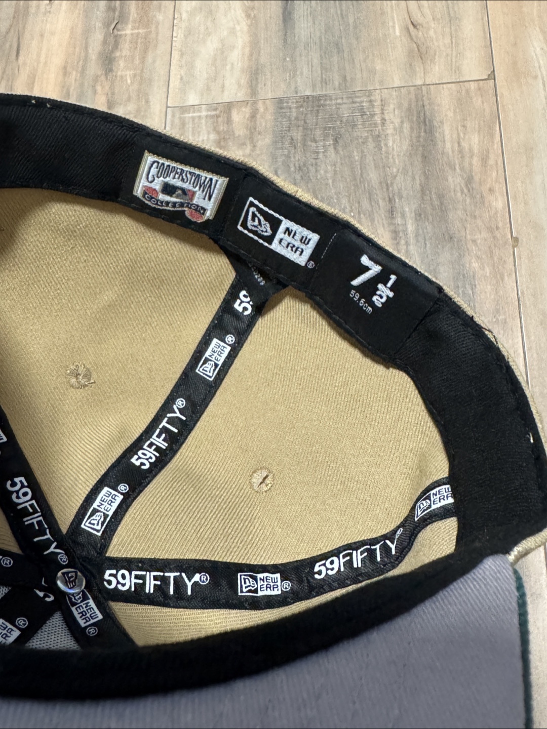 New Era 59FIFTY Cooperstown NY Yankees Hat 7 1/2 - photo 4