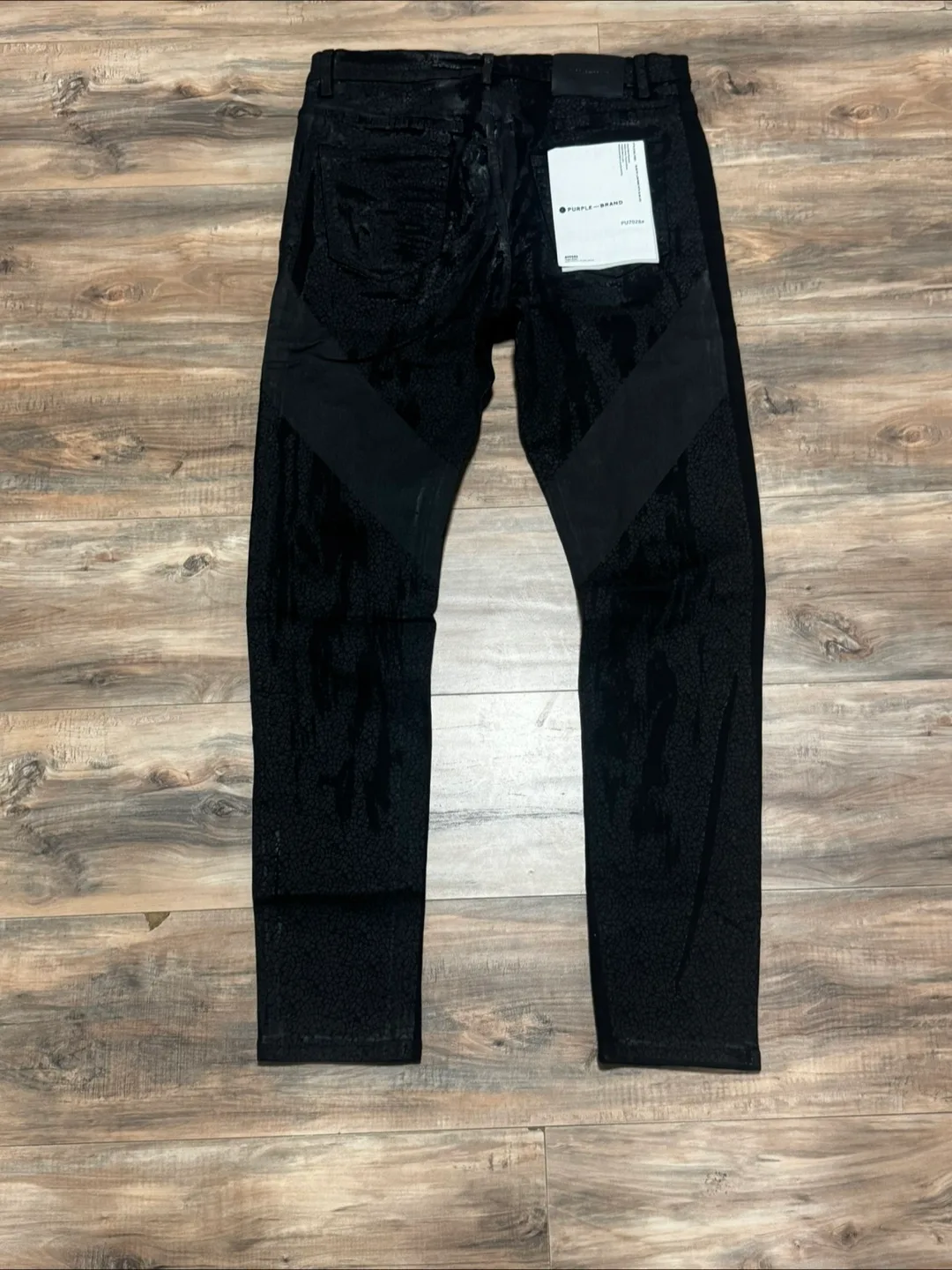 PURPLE BRAND Black Jeans Size 33 image indicator(4)