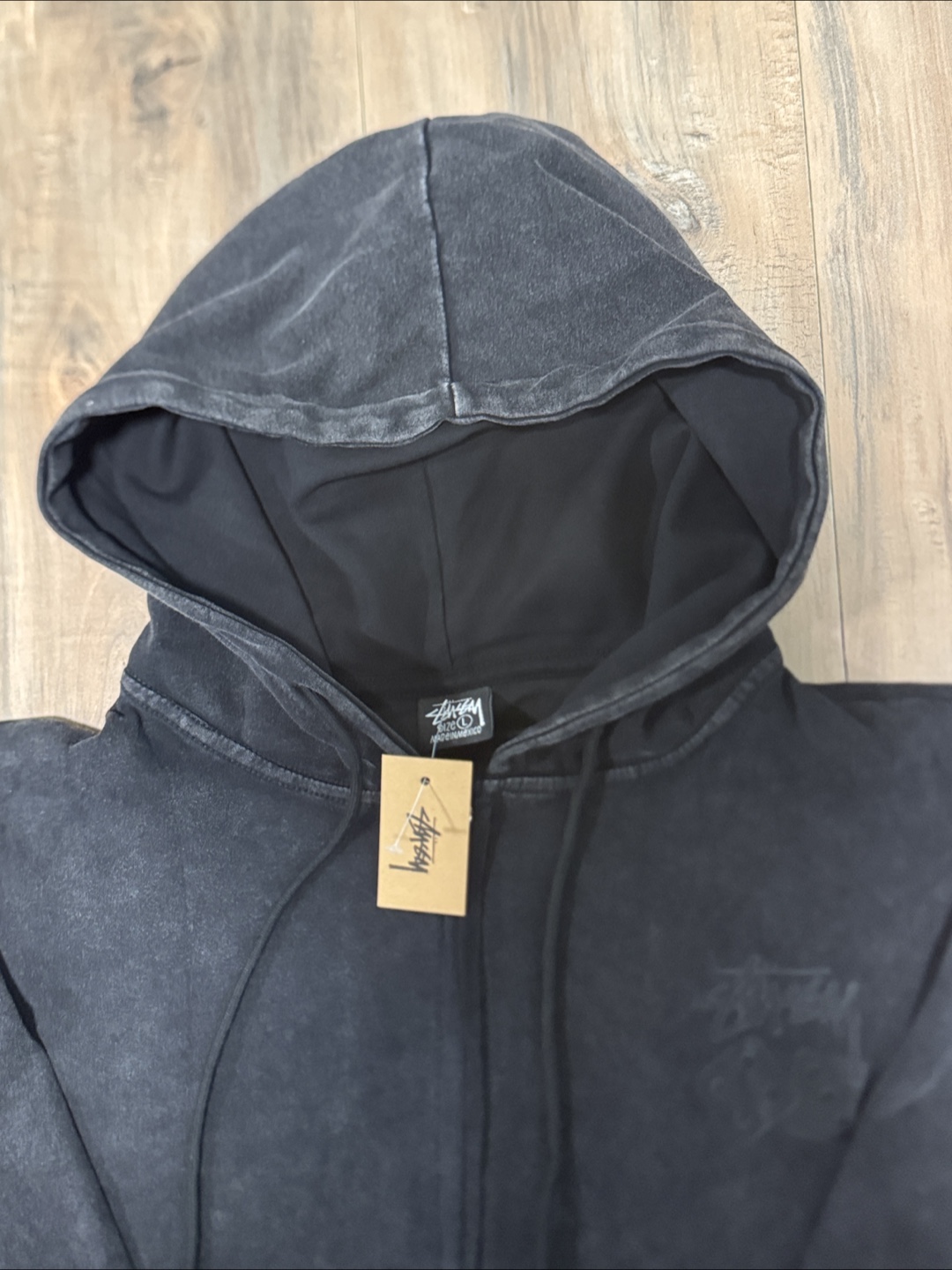 Stussy Dice Pigment Dyed Zip Hoodie - photo 2