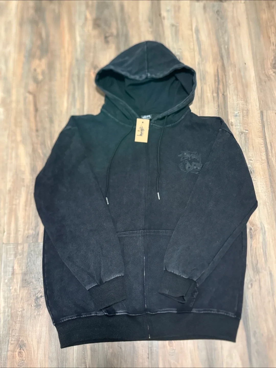 Stussy Dice Pigment Dyed Zip Hoodie
