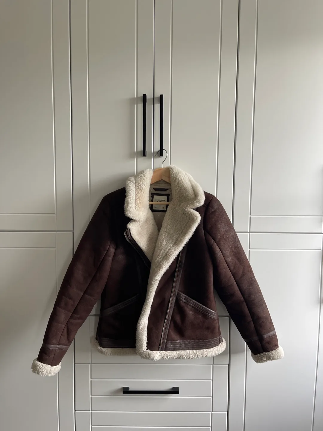 Abercrombie & Fitch Brown Aviator Jacket thumbnail