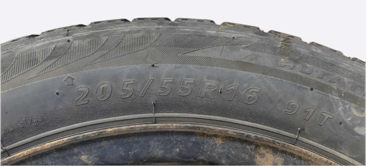 4 Winter Tires on Steel Rims - photo 4