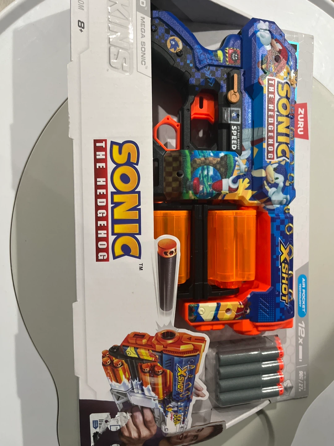 New Zuru X-Shot Sonic The Hedgehog Dread Blaster - photo 2
