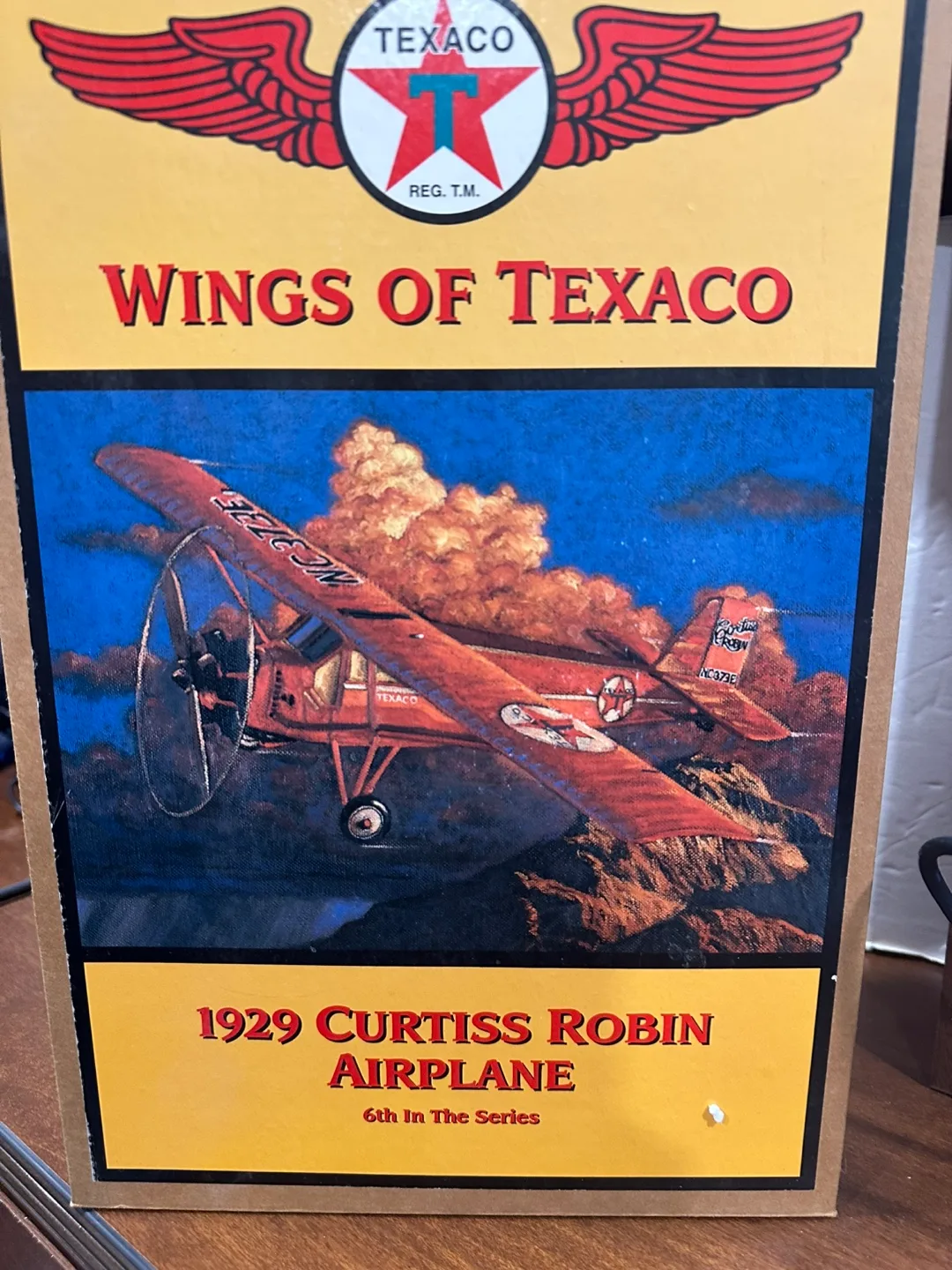Texaco Wings 1929 Curtiss Robin Airplane Coin Bank image indicator(3)