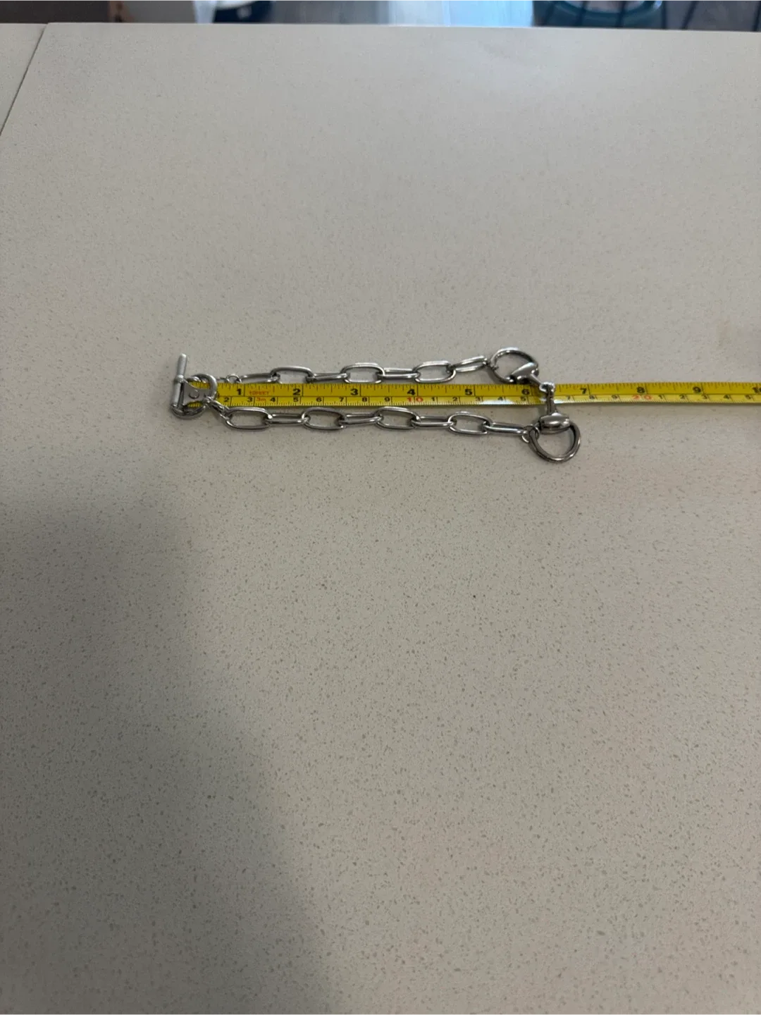 Horsebit Silver Chain choker / necklace image indicator(8)