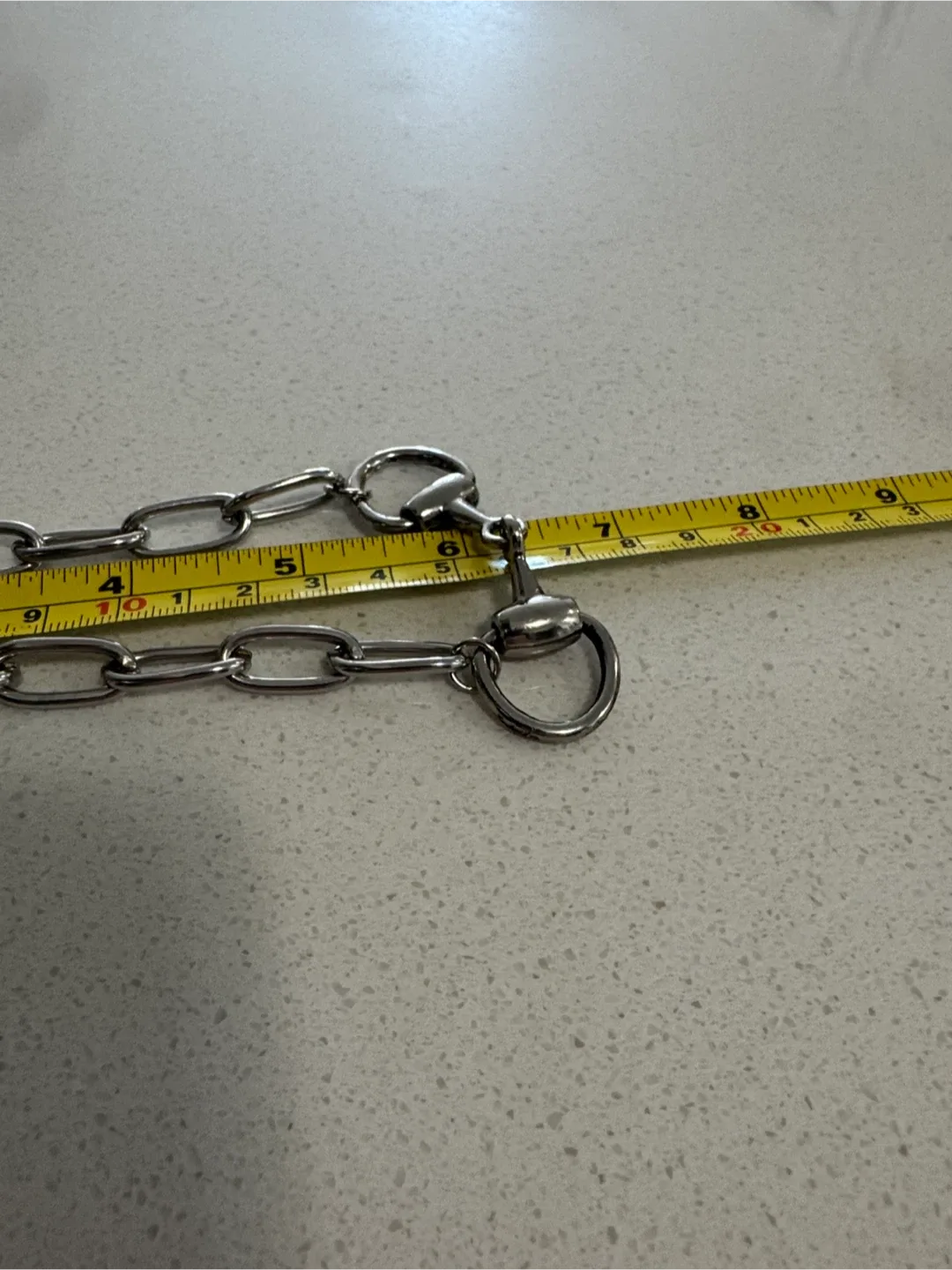 Horsebit Silver Chain choker / necklace image indicator(9)