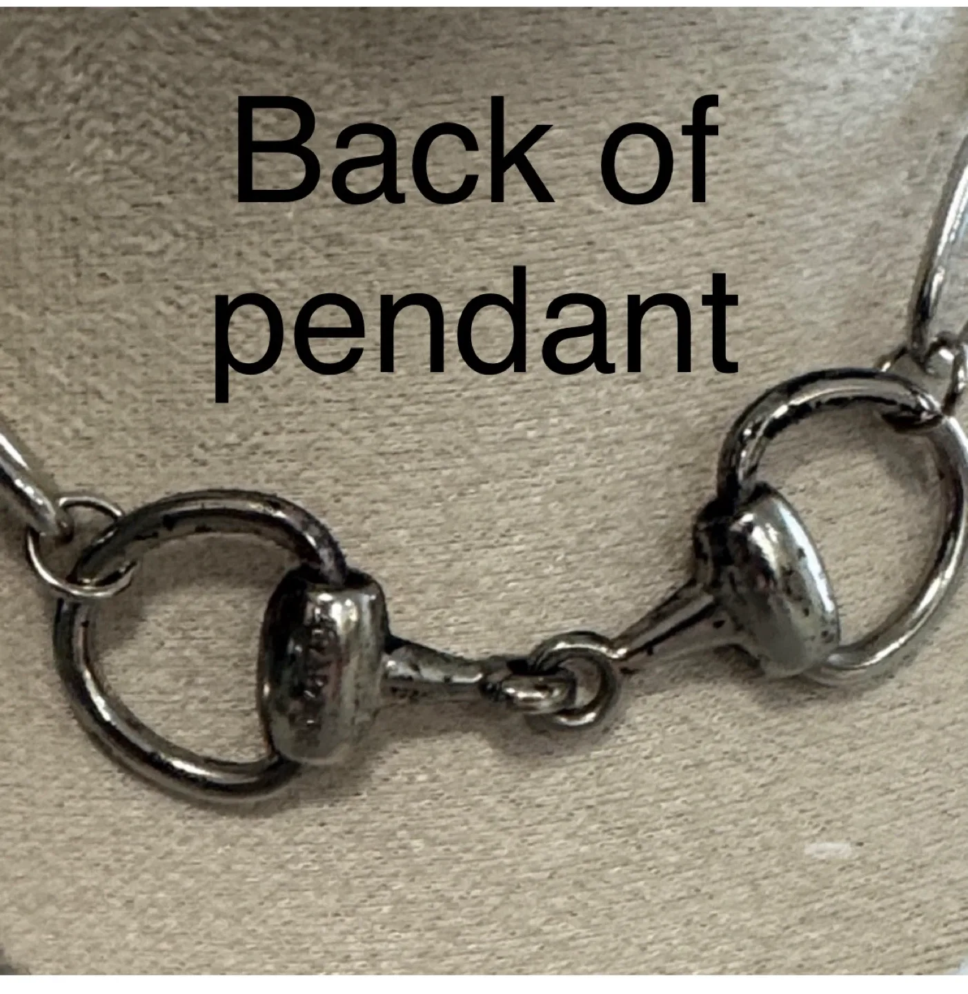 Horsebit Silver Chain choker / necklace image indicator(10)