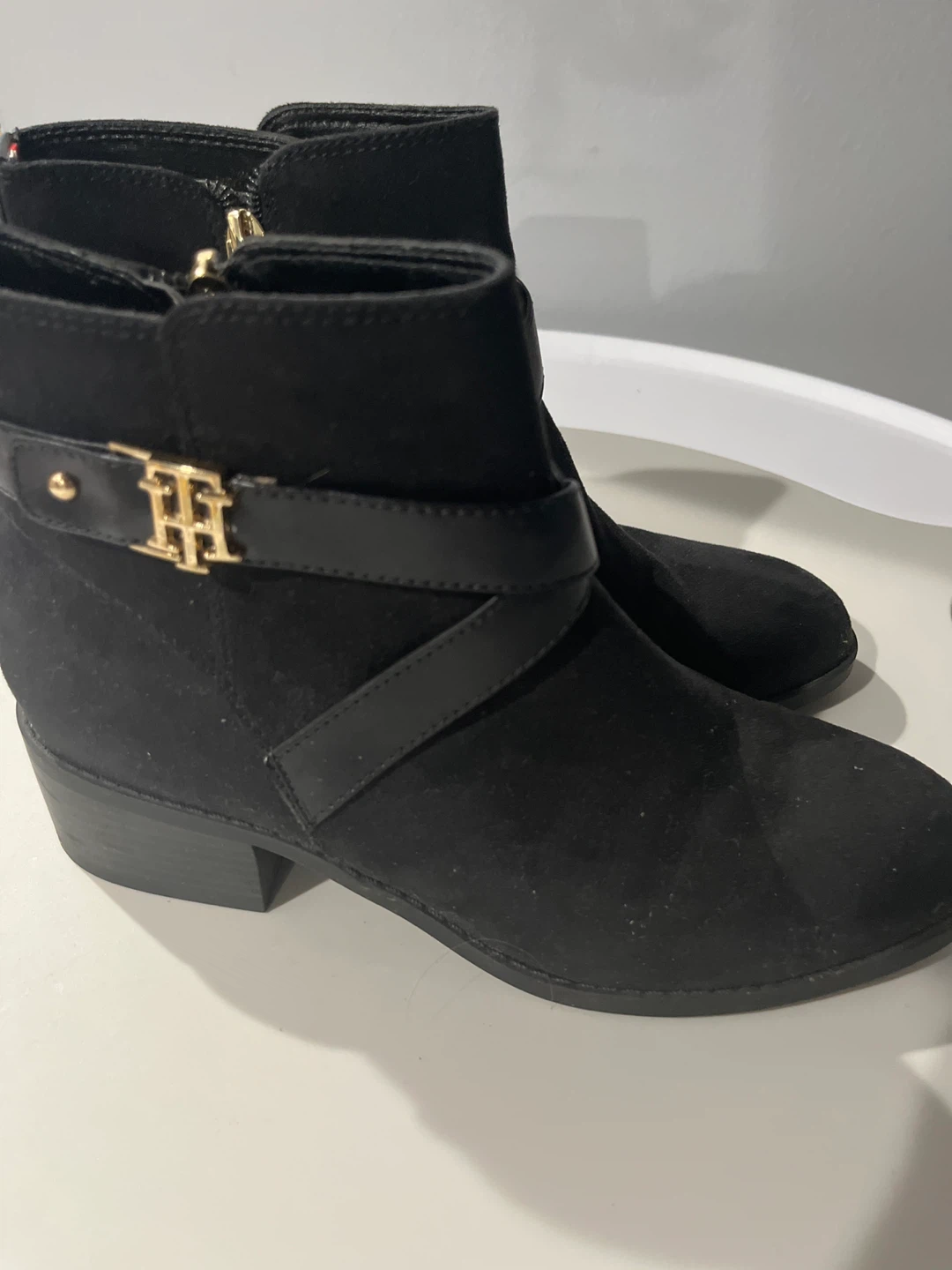 Tommy Hilfiger Black Ankle Boots