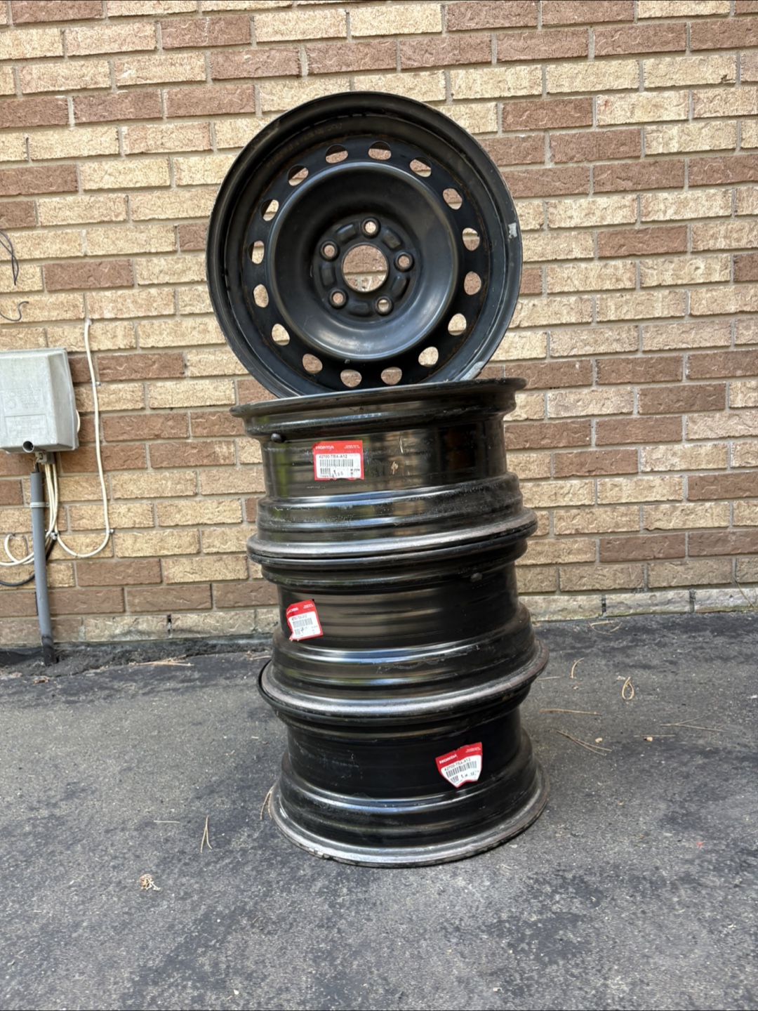 Genuine Honda Civic Steel Rims - Set of 4 - photo 2