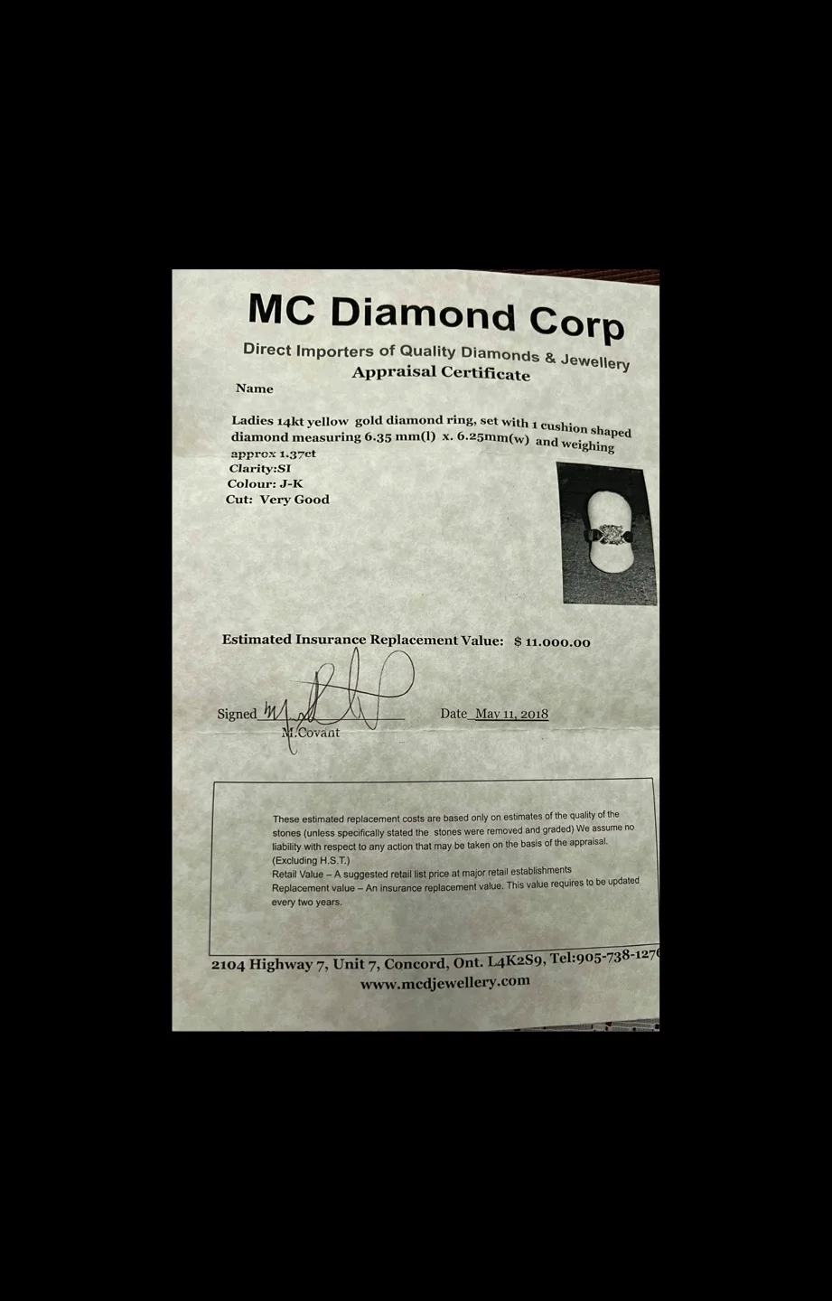 Ladies 14kt Yellow Gold Diamond Ring image indicator(4)