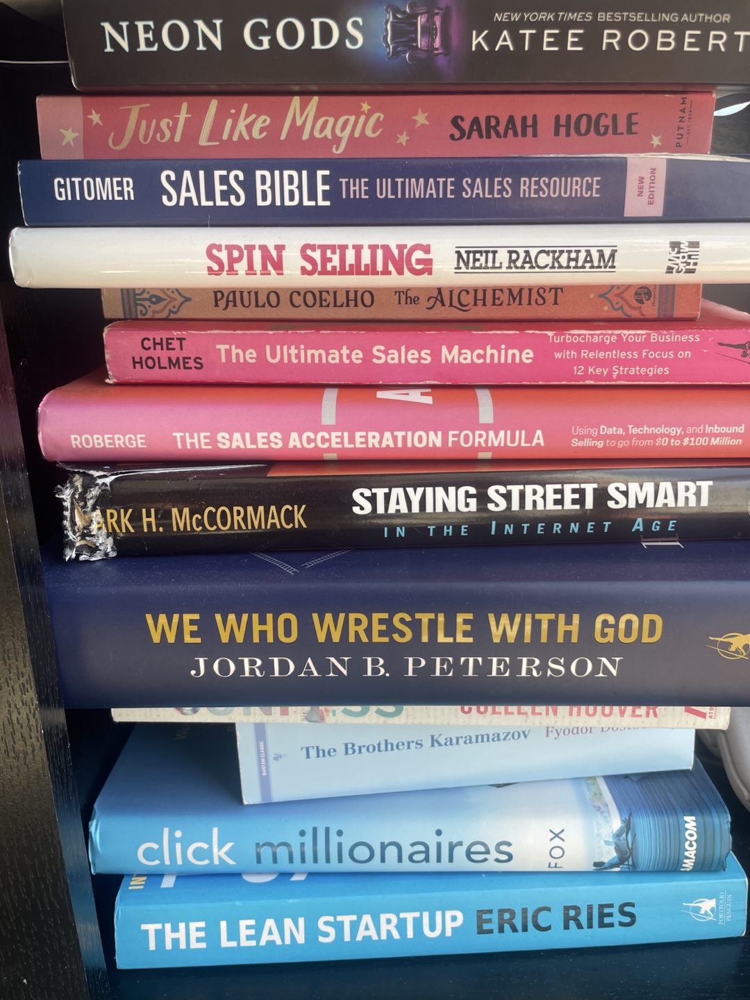 Books: Sales, Business, Novels, Philosophy
