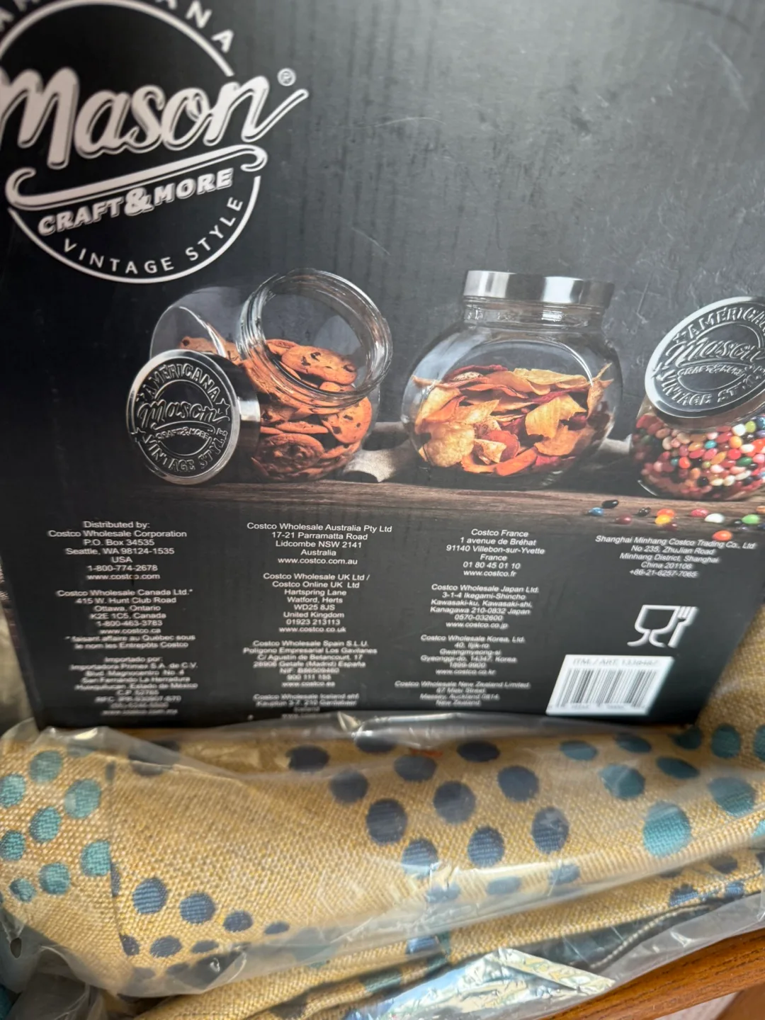 Americana Mason Craft & More Vintage Style Canisters