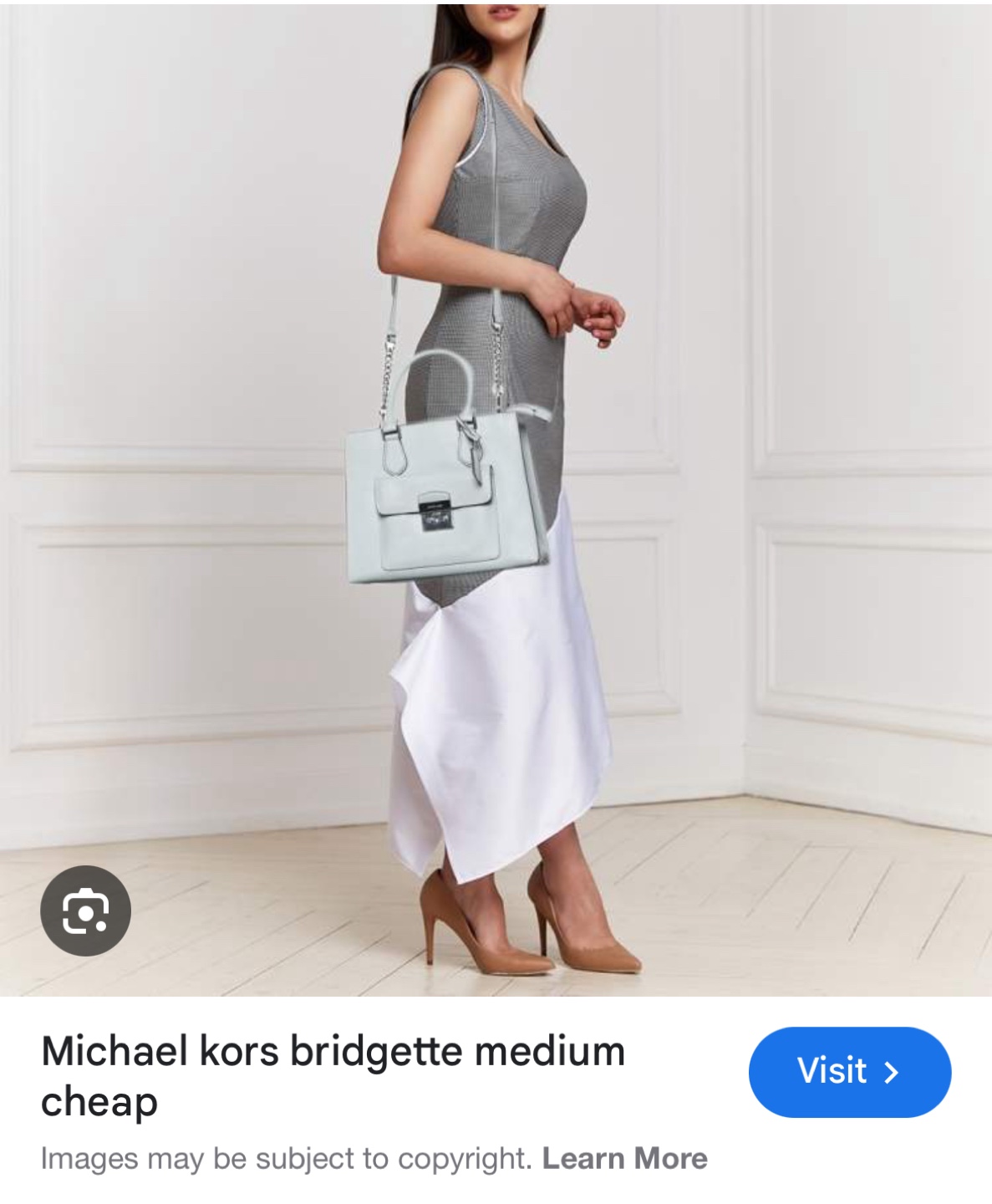 Michael Kors Bridgette Medium Tote – White - photo 4