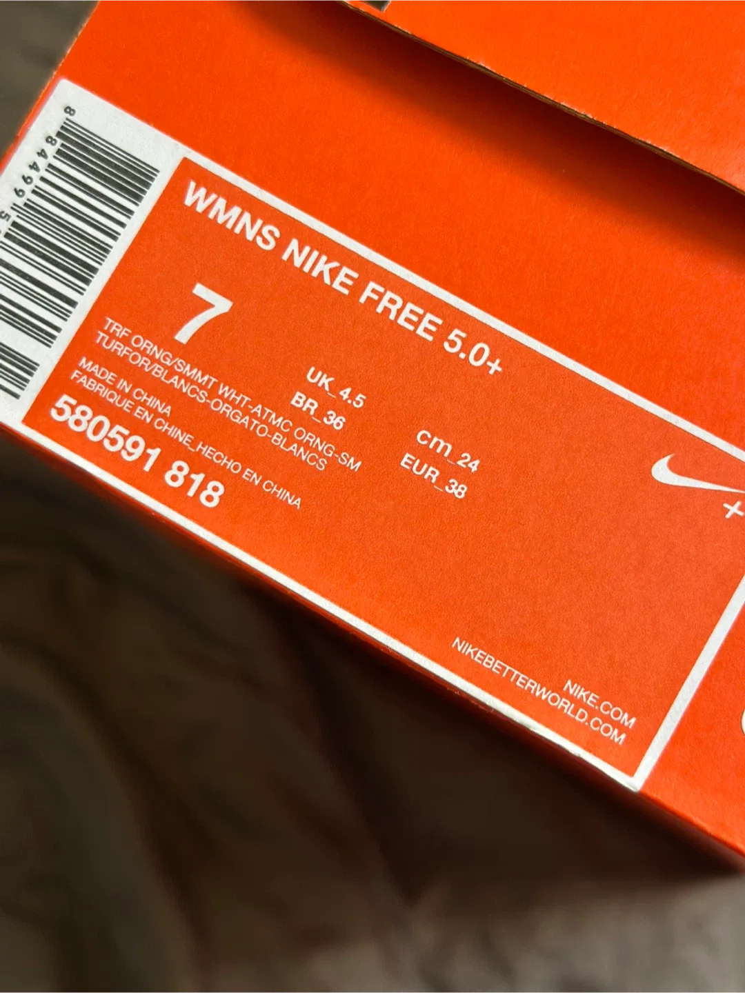 Nike Free 5.0+ Women's Running Shoes - Size 7 image indicator(4)