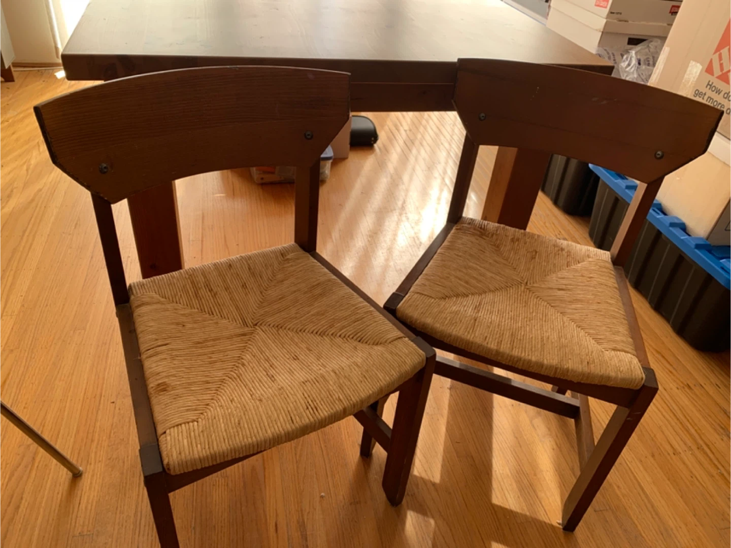Wooden Dining Table & Chairs Set - photo 3