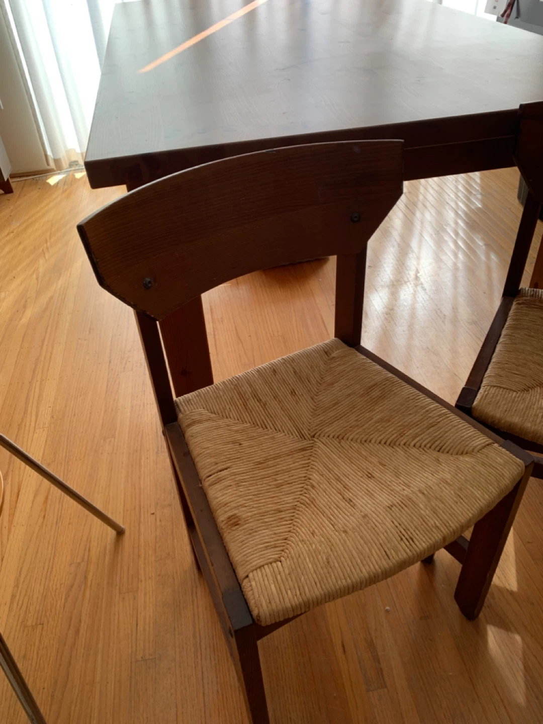 Wooden Dining Table & Chairs Set - photo 4