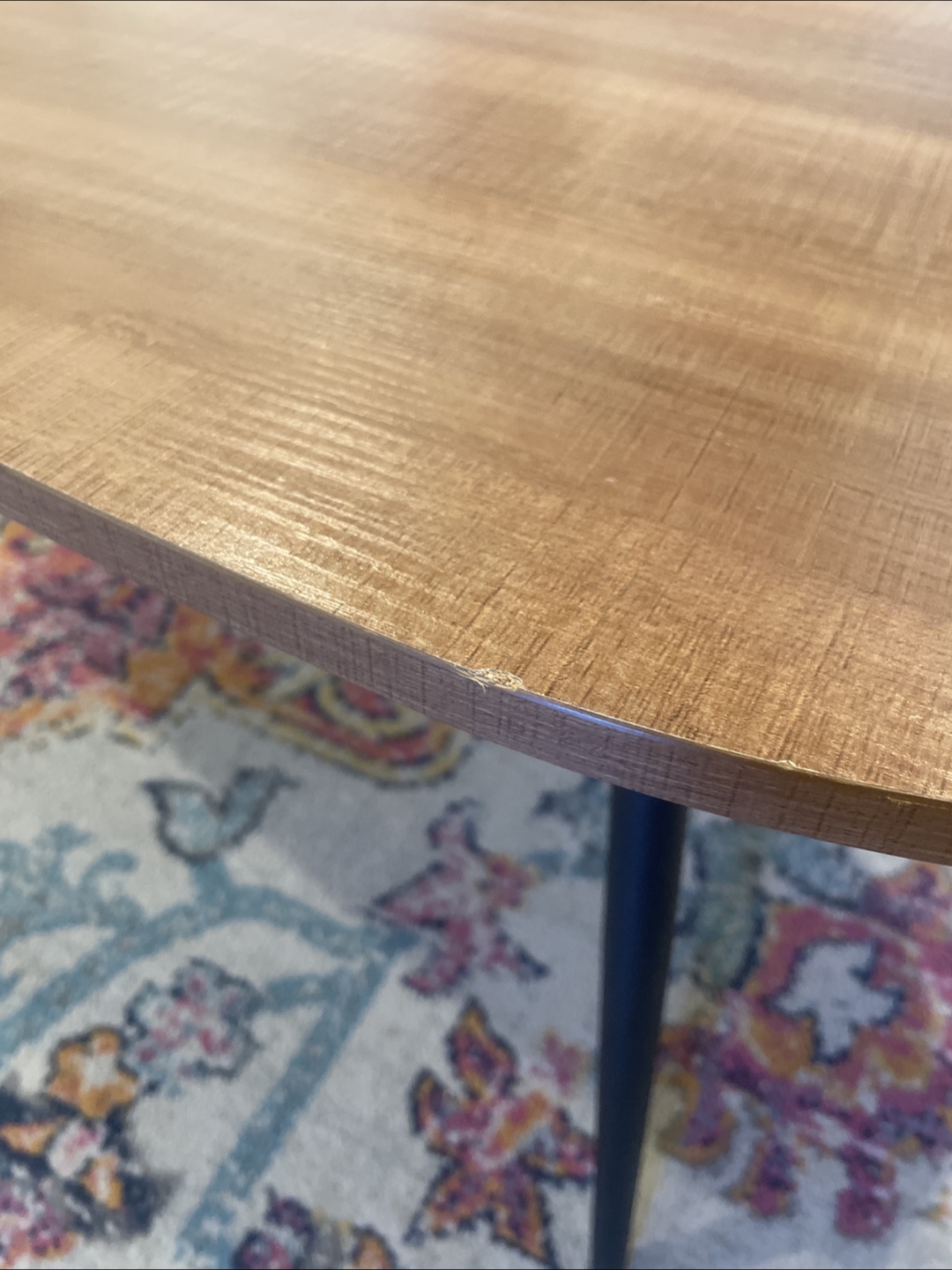 Teardrop Wood Coffee Table - photo 2