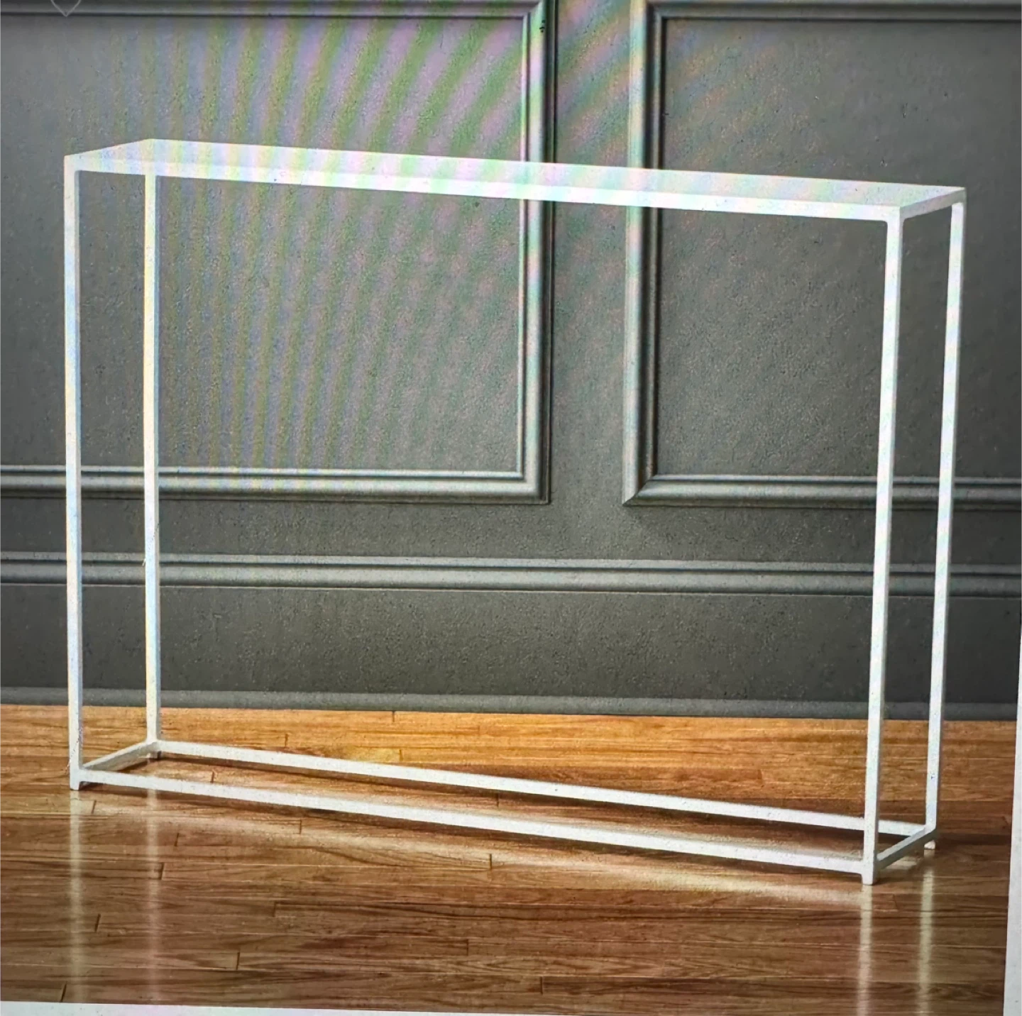 White Console Table CB2 - photo 3
